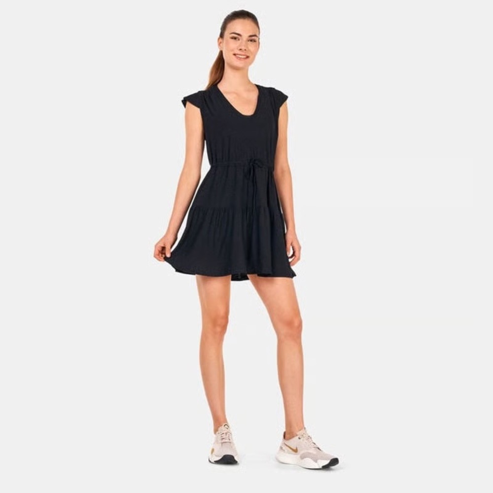 BEYOND YOGA Featherweight Out & About Ruffle Dress